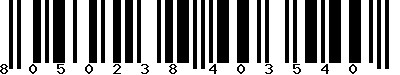 EAN-13 : 8050238403540 EAN-13 : 8050238403540