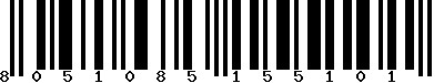 EAN-13 : 8051085155101 EAN-13 : 8051085155101