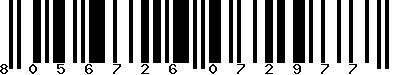 EAN-13 : 8056726072977 EAN-13 : 8056726072977