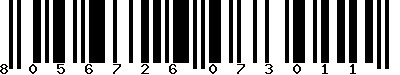 EAN-13 : 8056726073011 EAN-13 : 8056726073011