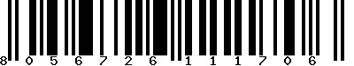 EAN-13 : 8056726111706 EAN-13 : 8056726111706