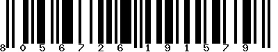 EAN-13 : 8056726191579 EAN-13 : 8056726191579