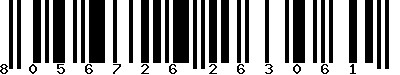 EAN-13 : 8056726263061 EAN-13 : 8056726263061