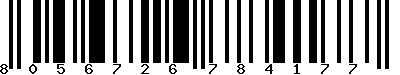 EAN-13 : 8056726784177 EAN-13 : 8056726784177