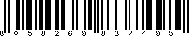 EAN-13 : 8058269837495 EAN-13 : 8058269837495