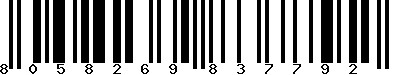 EAN-13 : 8058269837792