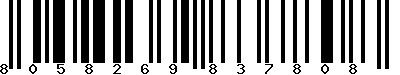 EAN-13 : 8058269837808