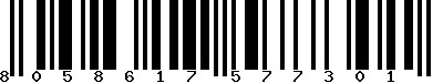 EAN-13 : 8058617577301 EAN-13 : 8058617577301
