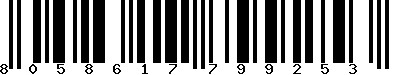 EAN-13 : 8058617799253 EAN-13 : 8058617799253