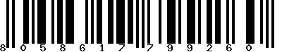 EAN-13 : 8058617799260 EAN-13 : 8058617799260