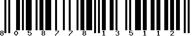EAN-13 : 8058778135112 EAN-13 : 8058778135112
