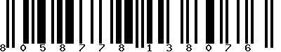 EAN-13 : 8058778138076