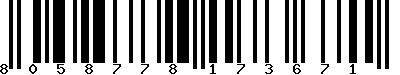 EAN-13 : 8058778173671 EAN-13 : 8058778173671