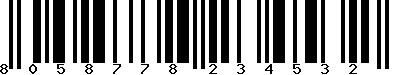 EAN-13 : 8058778234532 EAN-13 : 8058778234532