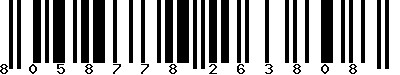 EAN-13 : 8058778263808 EAN-13 : 8058778263808