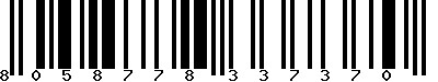 EAN-13 : 8058778337370 EAN-13 : 8058778337370