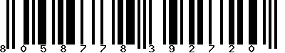EAN-13 : 8058778392720 EAN-13 : 8058778392720
