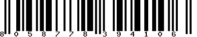 EAN-13 : 8058778394106