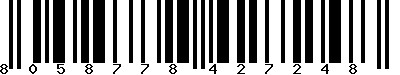 EAN-13 : 8058778427248 EAN-13 : 8058778427248