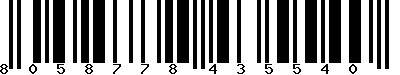 EAN-13 : 8058778435540 EAN-13 : 8058778435540