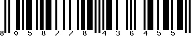 EAN-13 : 8058778436455 EAN-13 : 8058778436455