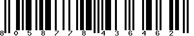 EAN-13 : 8058778436462 EAN-13 : 8058778436462