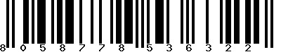 EAN-13 : 8058778536322 EAN-13 : 8058778536322