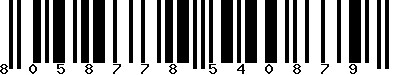 EAN-13 : 8058778540879 EAN-13 : 8058778540879