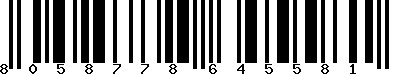 EAN-13 : 8058778645581 EAN-13 : 8058778645581