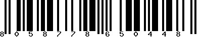 EAN-13 : 8058778650448 EAN-13 : 8058778650448