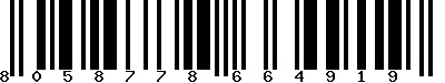 EAN-13 : 8058778664919 EAN-13 : 8058778664919