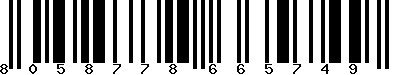 EAN-13 : 8058778665749