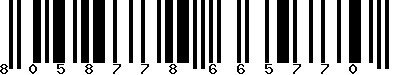 EAN-13 : 8058778665770
