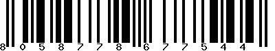 EAN-13 : 8058778677544 EAN-13 : 8058778677544