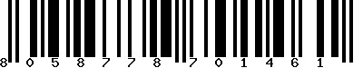EAN-13 : 8058778701461 EAN-13 : 8058778701461