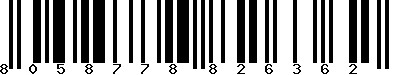 EAN-13 : 8058778826362 EAN-13 : 8058778826362