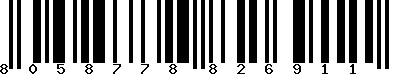 EAN-13 : 8058778826911 EAN-13 : 8058778826911