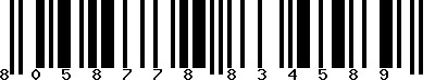 EAN-13 : 8058778834589 EAN-13 : 8058778834589