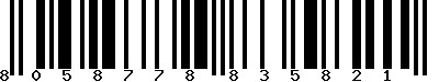 EAN-13 : 8058778835821 EAN-13 : 8058778835821