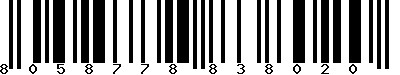EAN-13 : 8058778838020