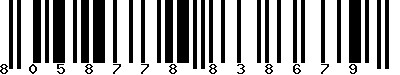 EAN-13 : 8058778838679 EAN-13 : 8058778838679