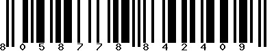 EAN-13 : 8058778842409