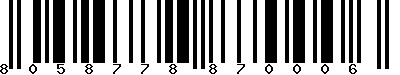 EAN-13 : 8058778870006 EAN-13 : 8058778870006
