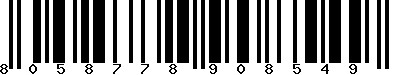 EAN-13 : 8058778908549 EAN-13 : 8058778908549
