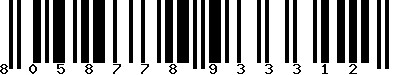 EAN-13 : 8058778933312 EAN-13 : 8058778933312
