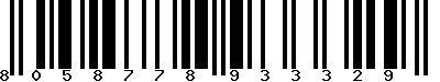 EAN-13 : 8058778933329 EAN-13 : 8058778933329