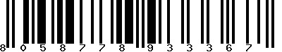 EAN-13 : 8058778933367
