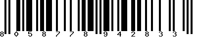 EAN-13 : 8058778942833 EAN-13 : 8058778942833