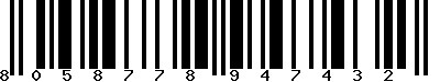 EAN-13 : 8058778947432