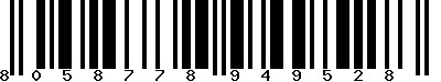 EAN-13 : 8058778949528